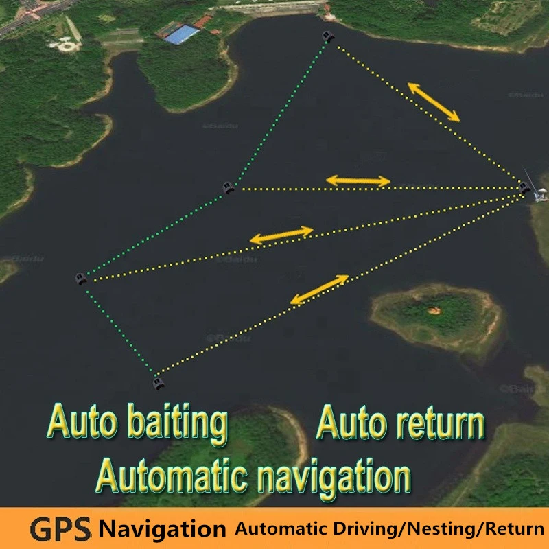 Fishing Boat Gps - Profesjonalna łódka zasilana akumulatorem, wyposażona w