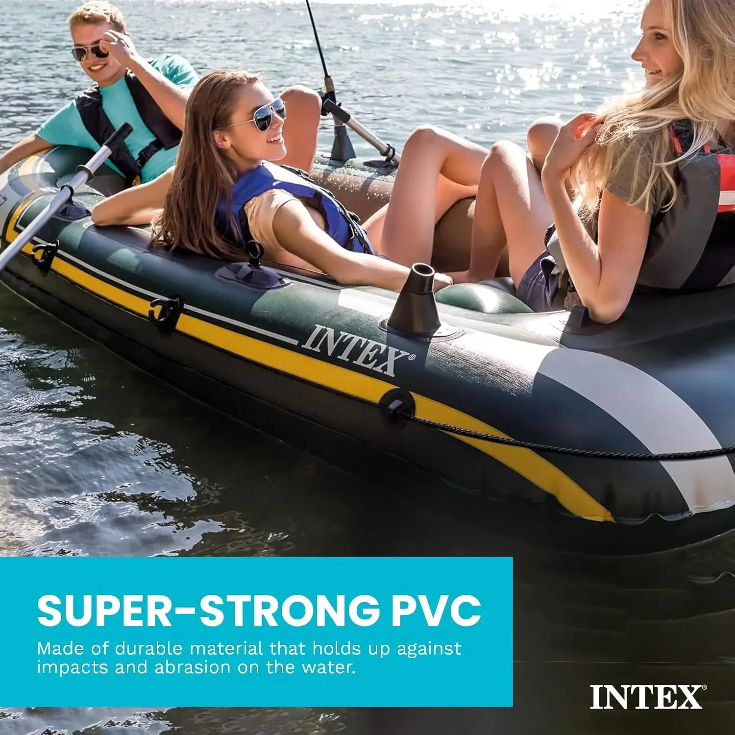 INTEX 66332EP Seahawk 2 – zest – Fishing Boat Aluminum recenzja i cena