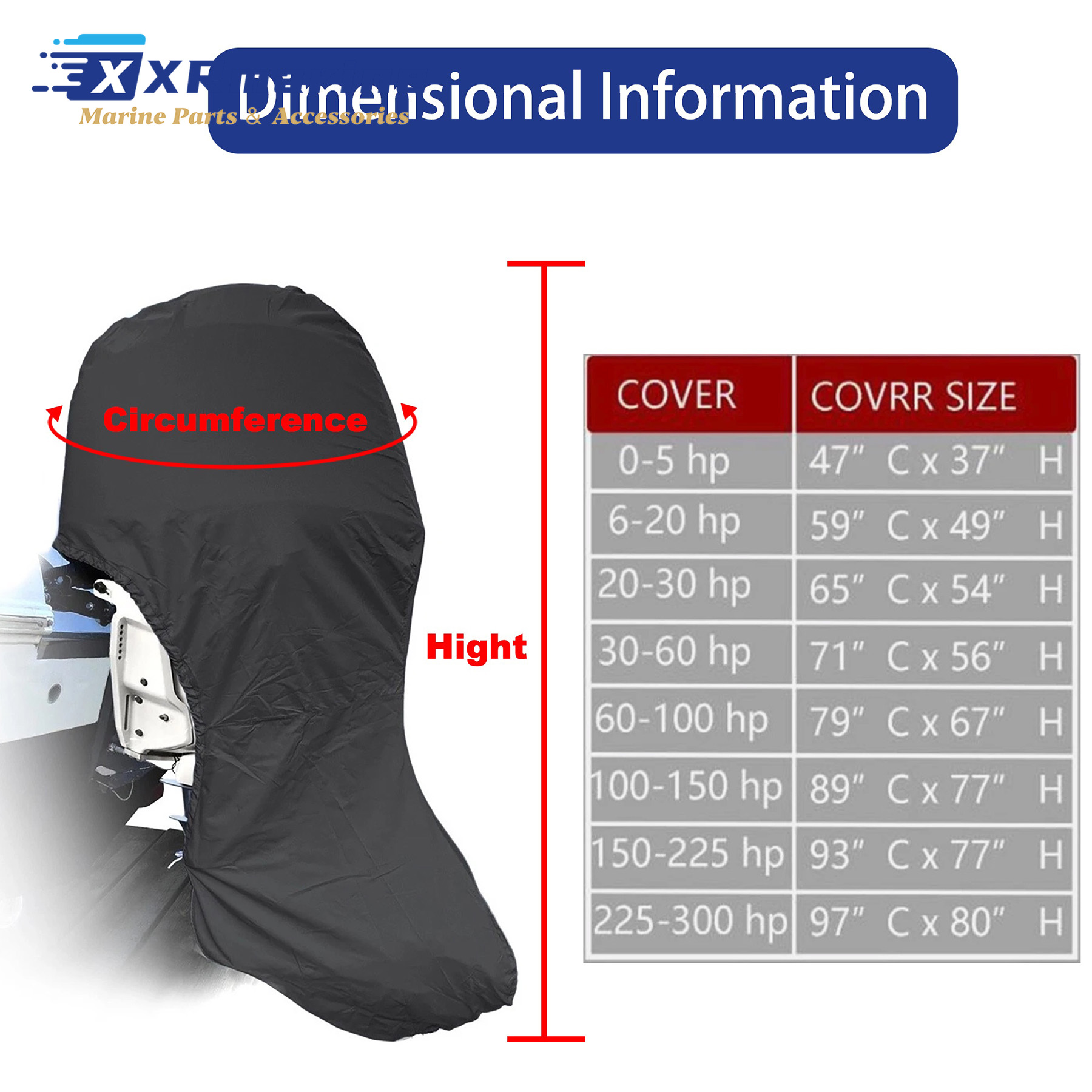 Pokrowiec na silnik zaburtowy  – Fishing Boat Cover recenzja i cena